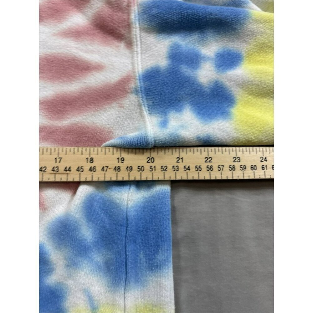 Ivory Ella y2k Tie Dye Hoodie Women's Small Pullover Sweatshirt Pastel Colors - Picture 5 of 6